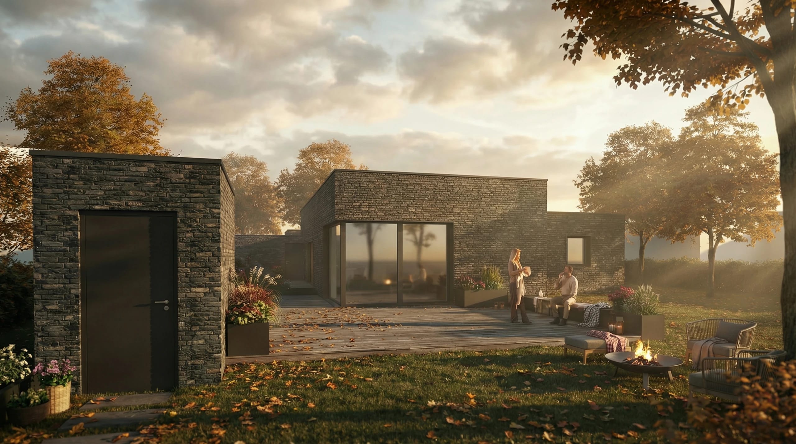 Courtyard Garden House